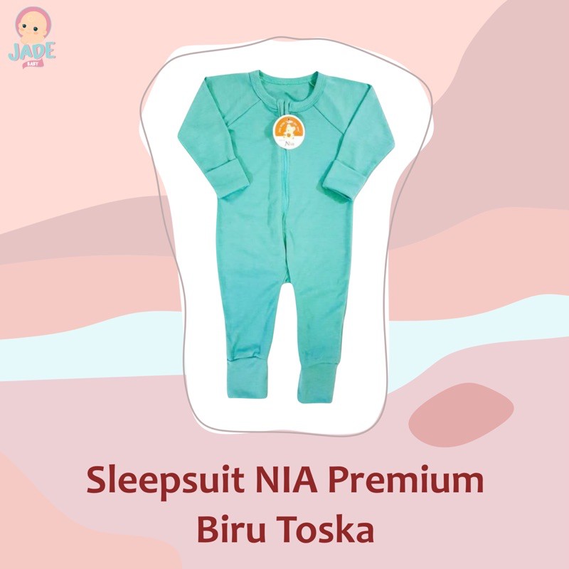 SLEEPSUIT BAYI NIA PREMIUM / JUMPER PANJANG BAYI / SLEEPSUIT BAYI