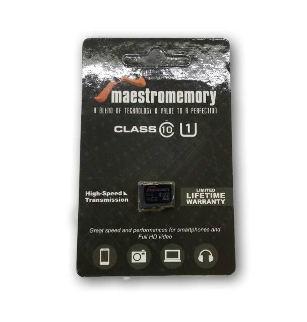 MicroSD 8GB Maestro Class 10 (52MB/S) Memory HP