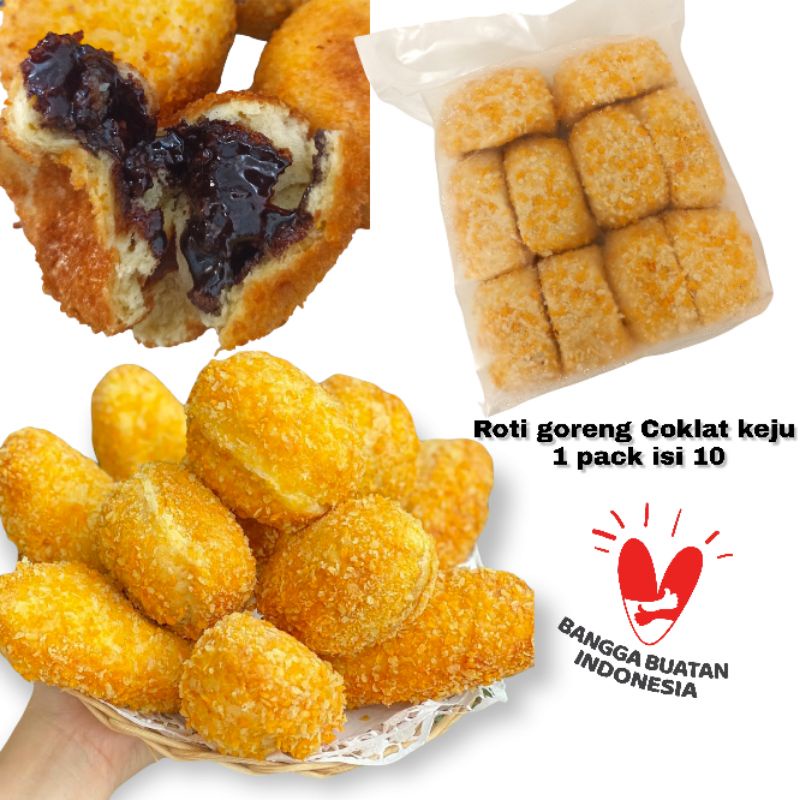 

ROTI GORENG COKLAT KEJU ISI 10