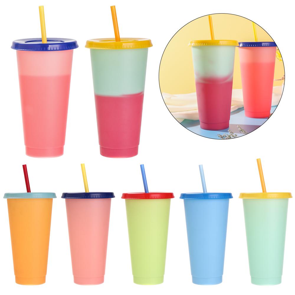 Wonder Drink Ware Gelas Plastik Suhu Temperatur Berubah Warna Fashion