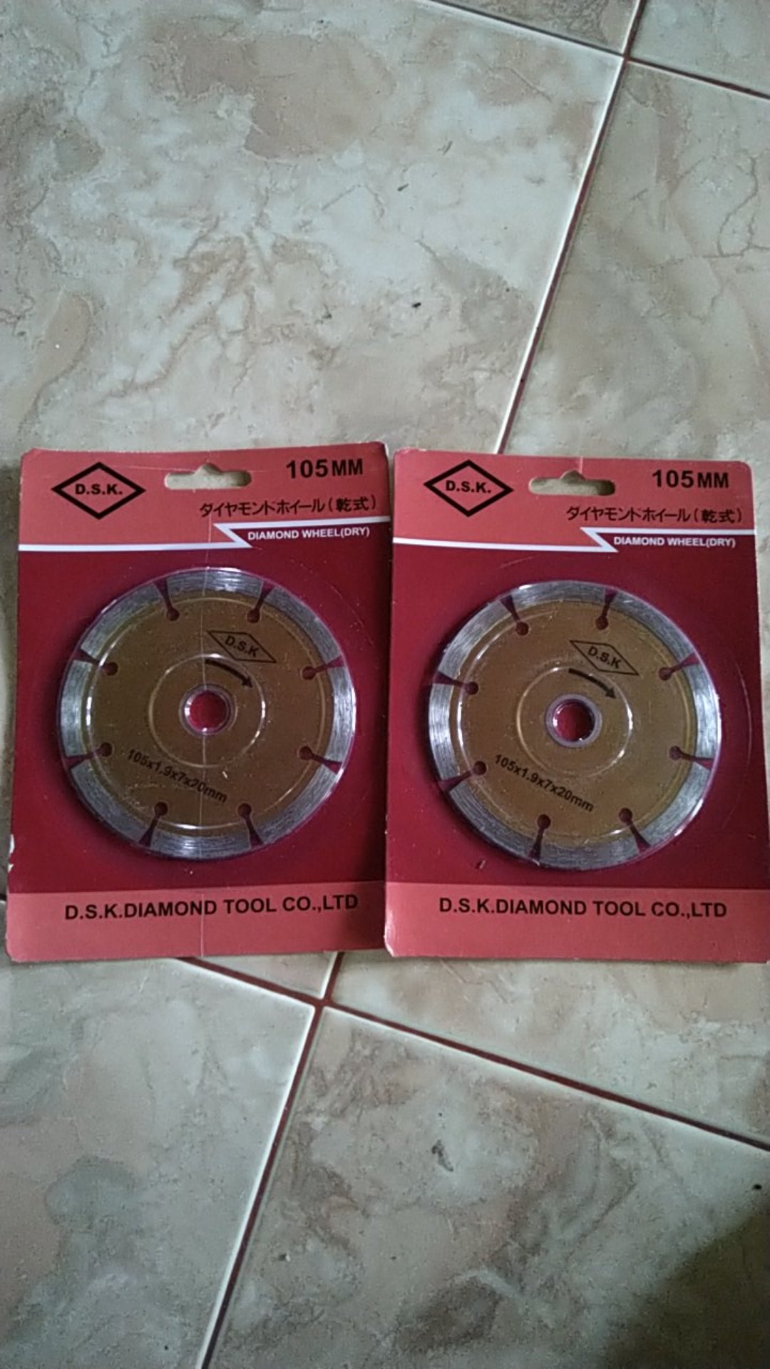 Mata Potong Keramik/ Mata Gerinda Potong/ Cutting Wheel 4 Dsk Dry