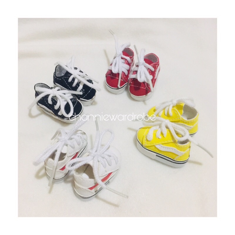 EXO Doll Shoes 20cm 15cm Sepatu Boneka Vans Old Skool