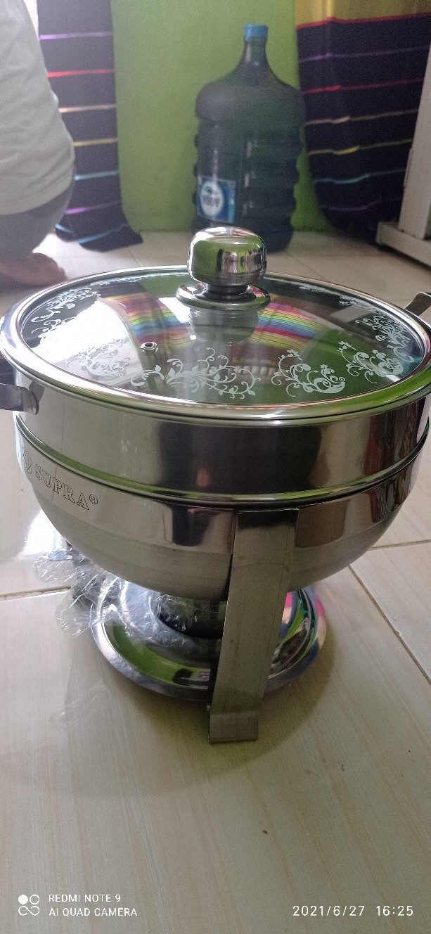 Prasmanan Stainless Warmer Prasmanan Supra Deep Soup Bowl Supra 32cm Wadah Prasmanan Supra