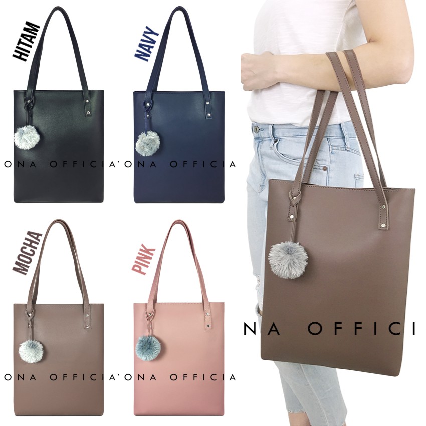 20+ Inspirasi Tote Bag Polos Kulit