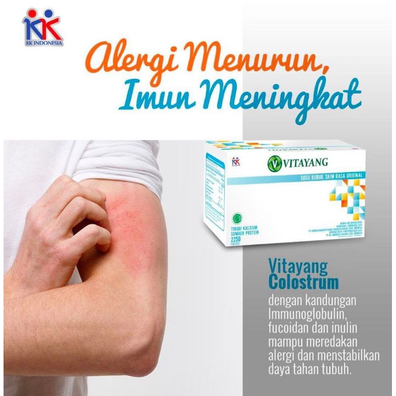 

Vitayang Colostrum (susu skim bubuk)