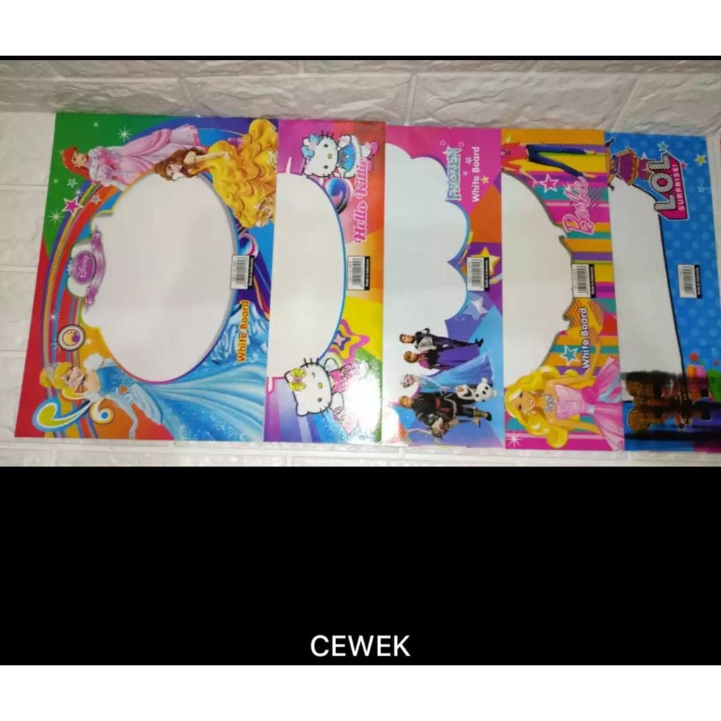 BUKU GAMBAR UKURAN A4 KARAKTER KARTUN ISI 3 BUKU