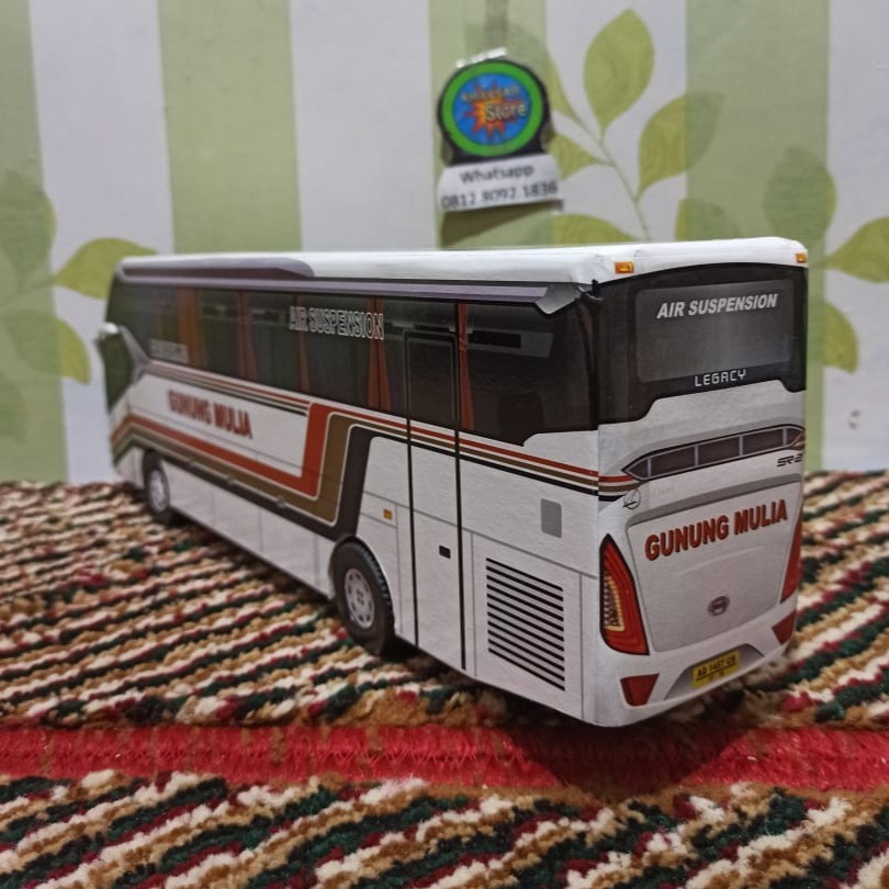 miniatur bus bis GUNUNG MULYA