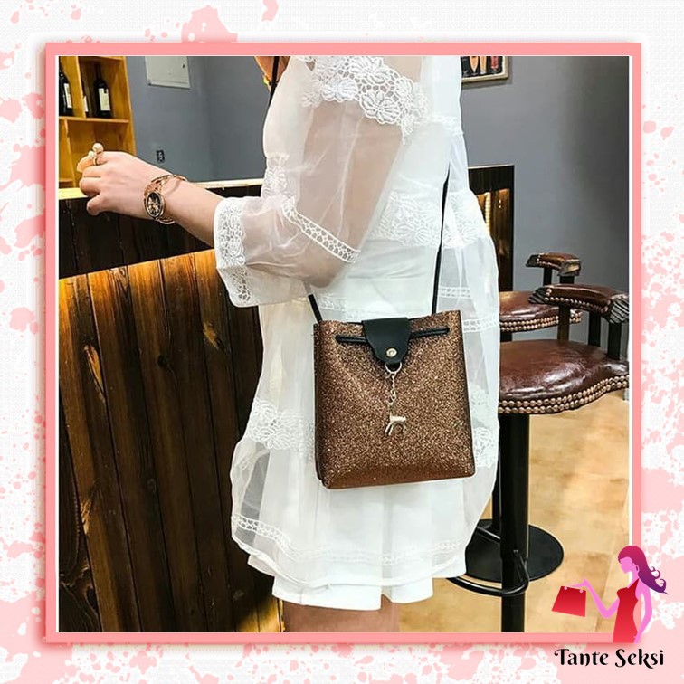 Sling Bag Bling Bling  / Tas Selempang Wanita Shoulder Bag Fashion / Tas Import