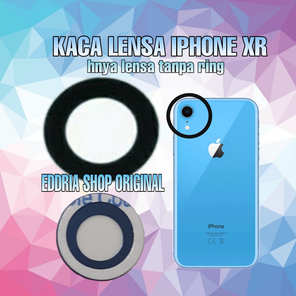 KACA LENSA KAMERA BELAKANG IP XR FULLSET LEM