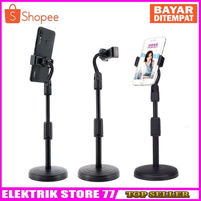 MICROPHONE STANDS LIVE BRODCAST UNIVERSAL ALL TIPE HP FOR ZOOM MEETING