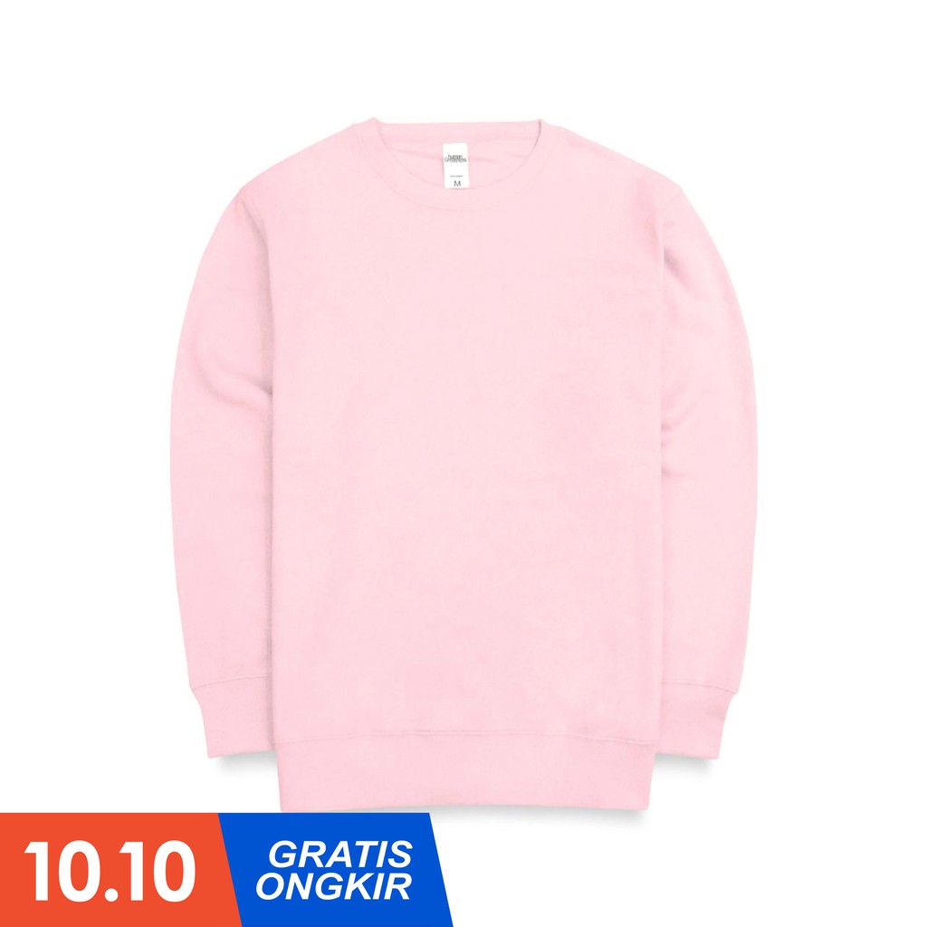 

Human Greatness Crewneck Light Pink