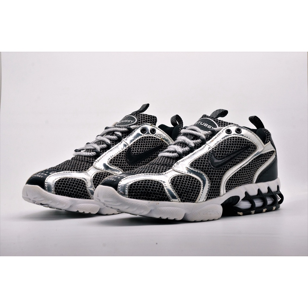 Nike x Stussy Air Zoom Spiridon Cage 2 Pure Platinum 40