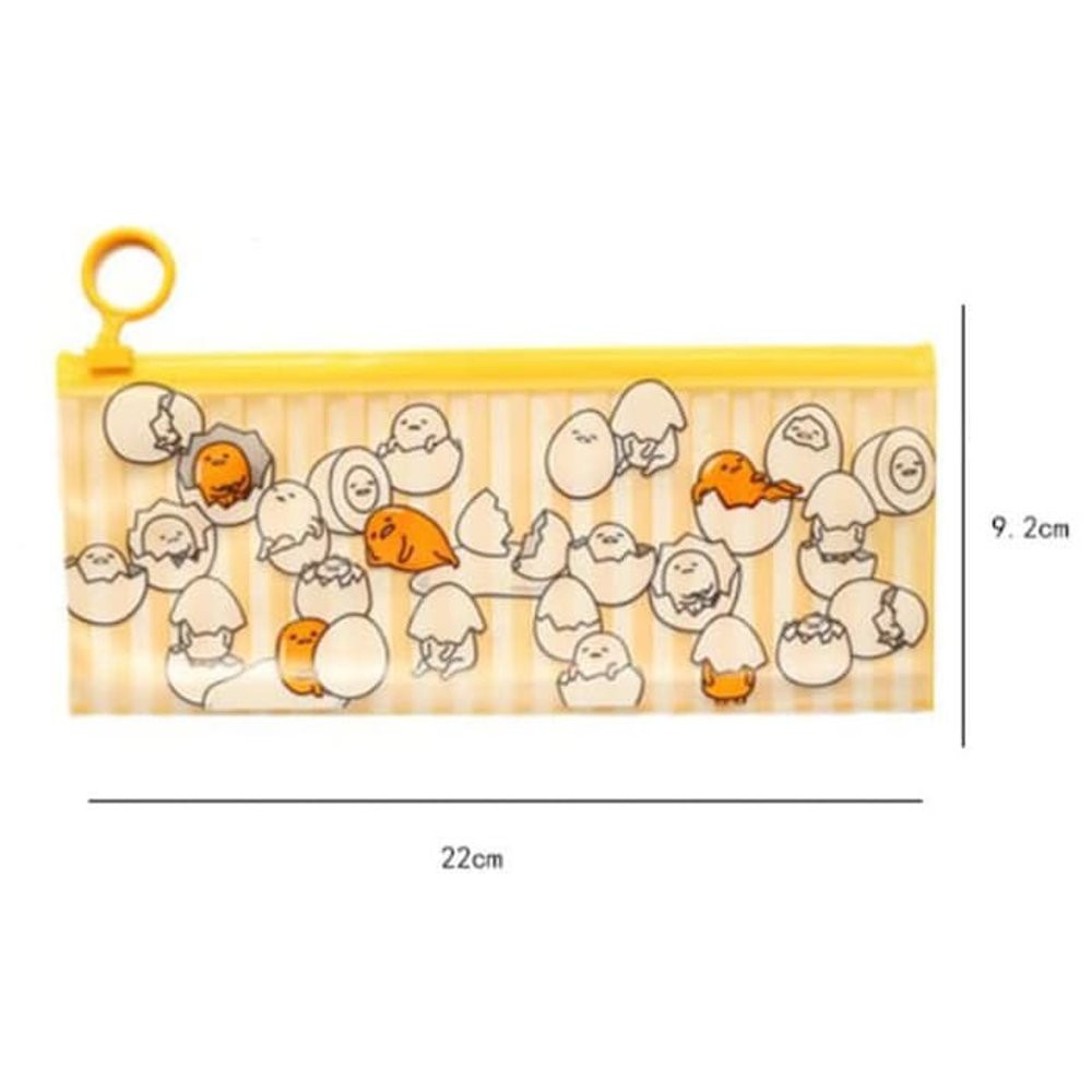 

Pencil Case ATK Karakter Pouch Organizer Tempat Pensil Transparan Karakter Gudetama Pvc