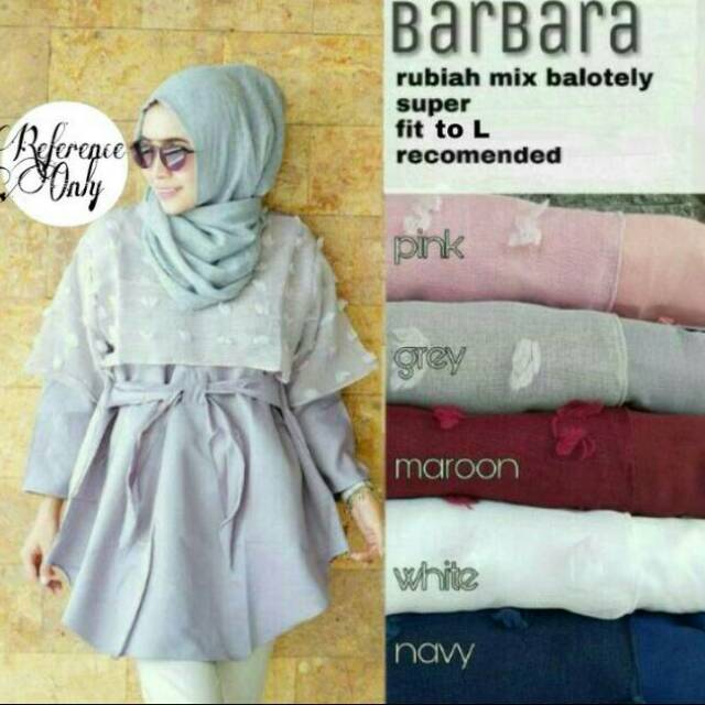 termurah barbara rubiah / rubiah blouse / rubiah