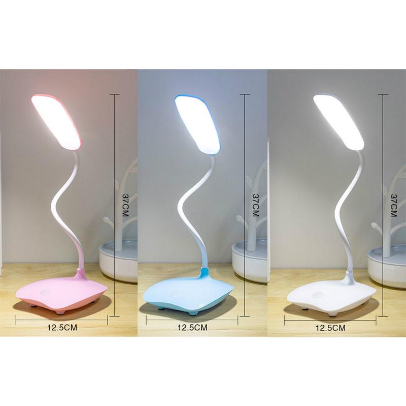 (Flexible) (Lampu Meja Led Fleksibel Tenaga Usb) (Dimmable) (Kontrol Sentuh)