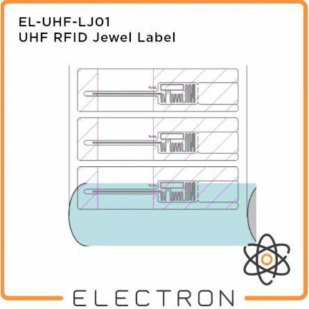 EL-UHF-LJ01 UHF RFID Tag Jewelry Label Sticker NXP UCODE 7 Perhiasan