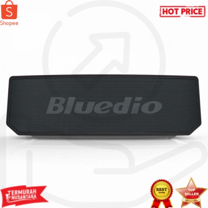 Bluedio BS-6 Speaker Bluetooth Hitam dengan Voice Control