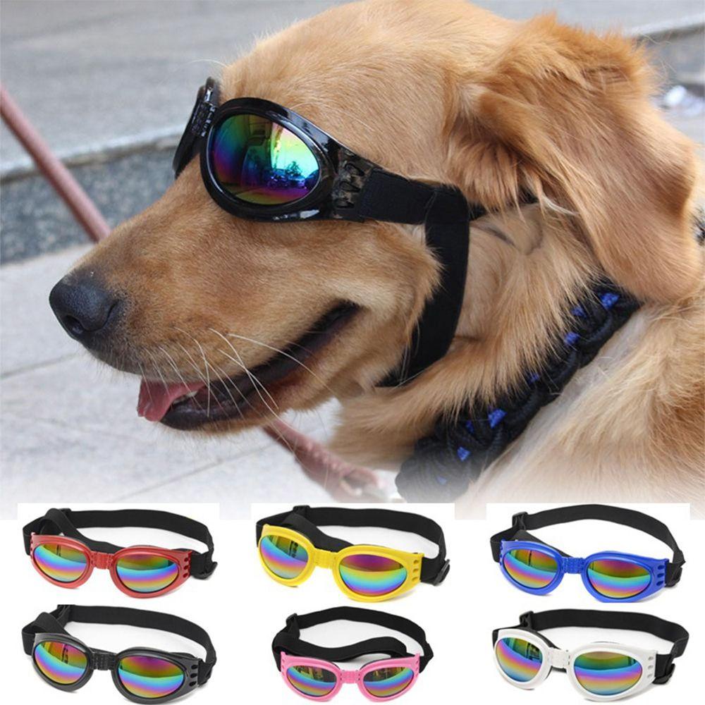 Rebuy Kacamata Perlindungan Anjing Anjing Kacamata Puppy Windproof Waterproof Foldable UV Protection