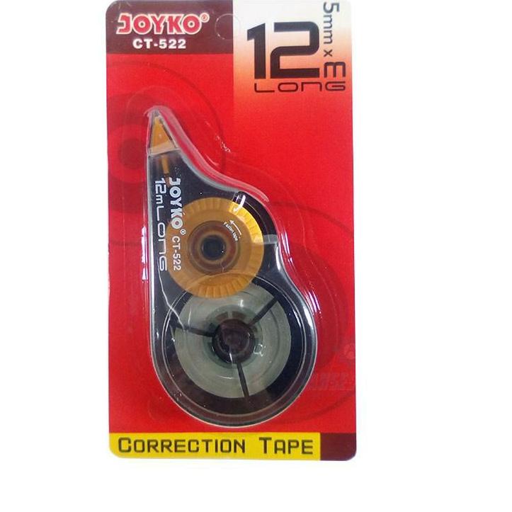 

New! Corretion tape Joyko CT-522 terera selusin isi 12 pcs .,