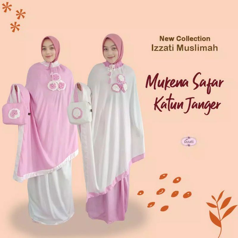 Mukena ponco mawar premium katun janger  Hijau kombi army