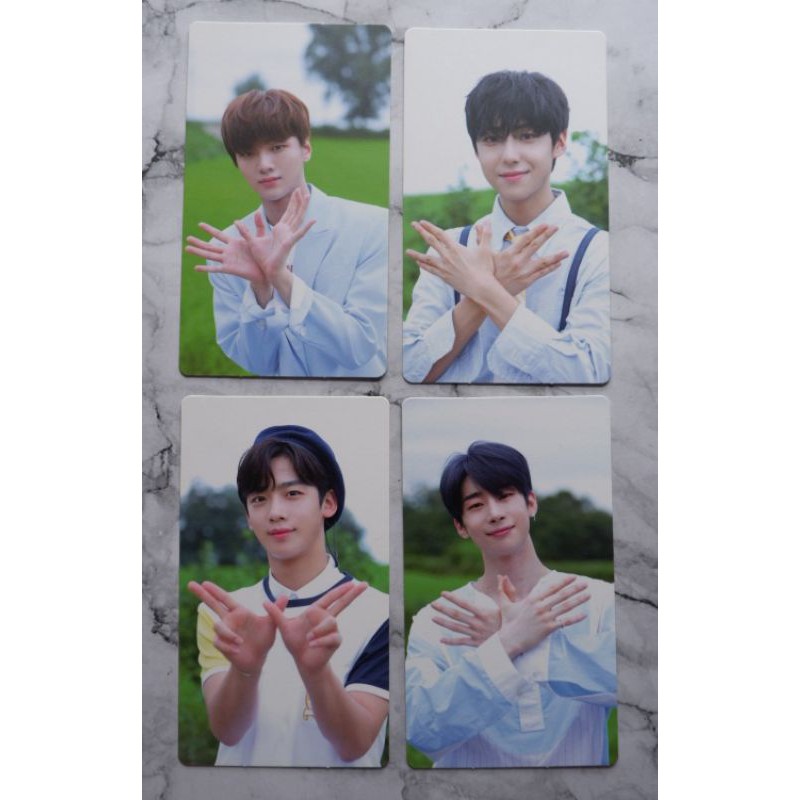 [RARE] X1 drippin junho eunsang victon seungwoo yohan broadcast bc gongbang photocard pc