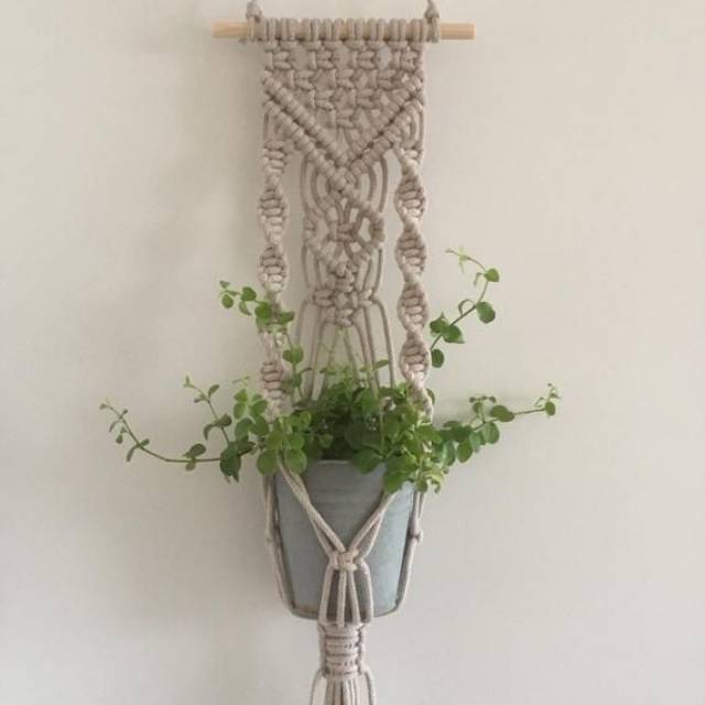  TERMURAH MACRAME PH 22 JUAL MACRAME POT  GANTUNG DEKORASI 