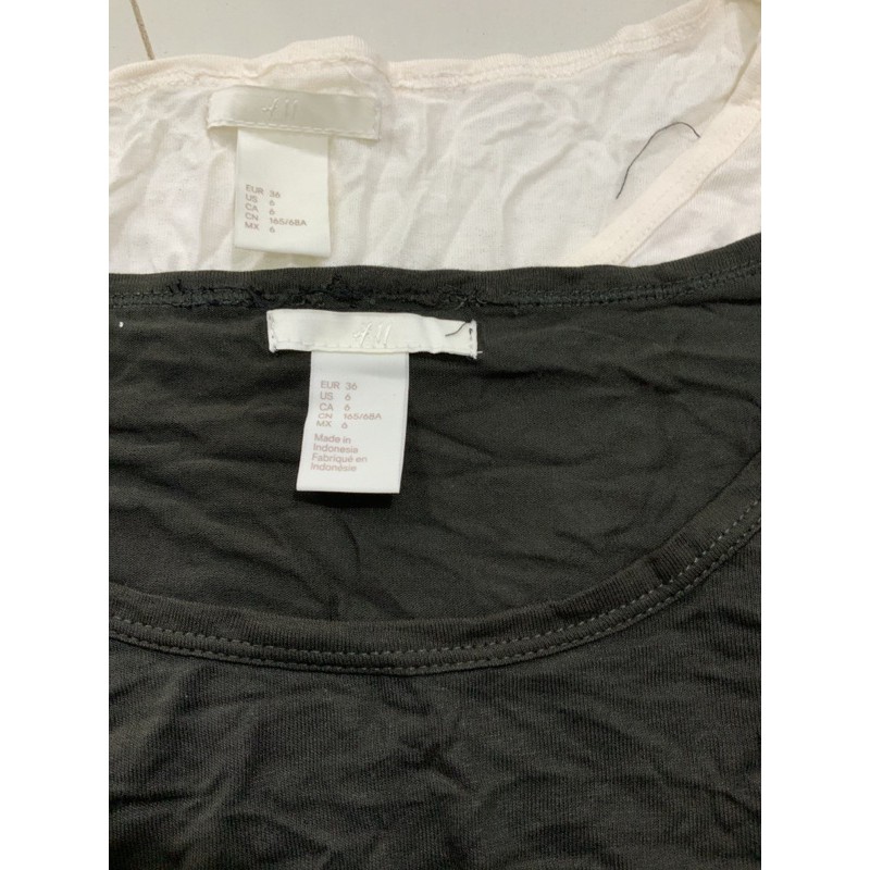 HnM jersey black top