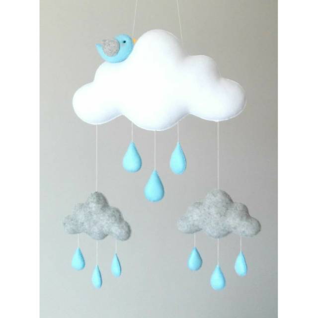 Hanging Cloud Hiasan Dinding Awan Hiasan Kamar Pintu Dinding Shopee Indonesia