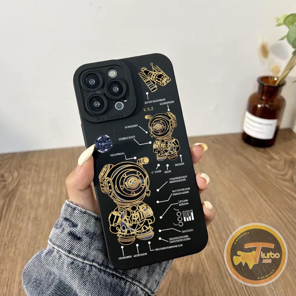 SS110 SOFTCASE MOTIF ROBOT REALME 3 5 PRO 3 LITE C1 C2 C3 5I 6 8 8I 9 V13 PRO 10 C11 C12 C25 C15 C17