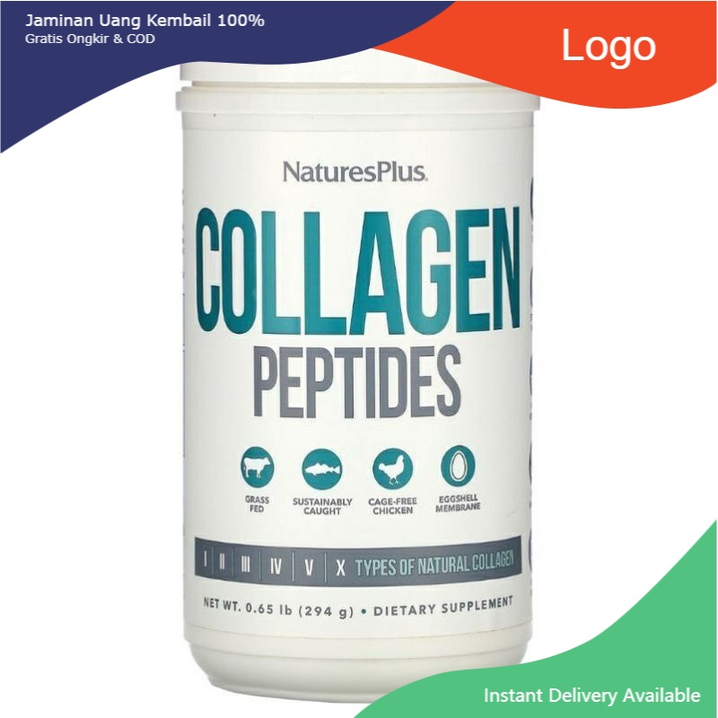 Natures Plus Collagen Peptides Multi Collagen Pemutih Asli - Pemutih Badan Alami
