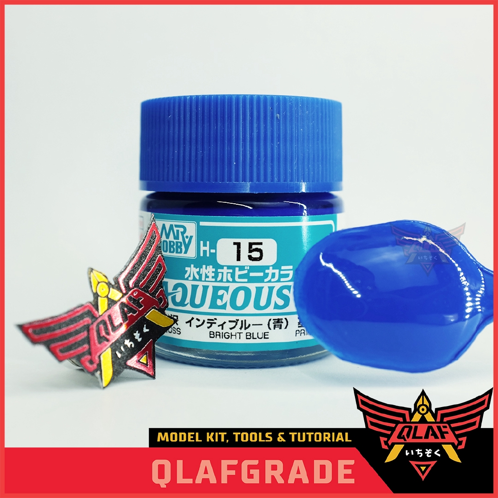 

Bright Blue H15 H 15 AQUEOS - Cat Acrylic Aribrush Model Kit