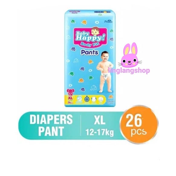 Baby happy pants XL26 pcs popok celana bayi / anak babyhappy