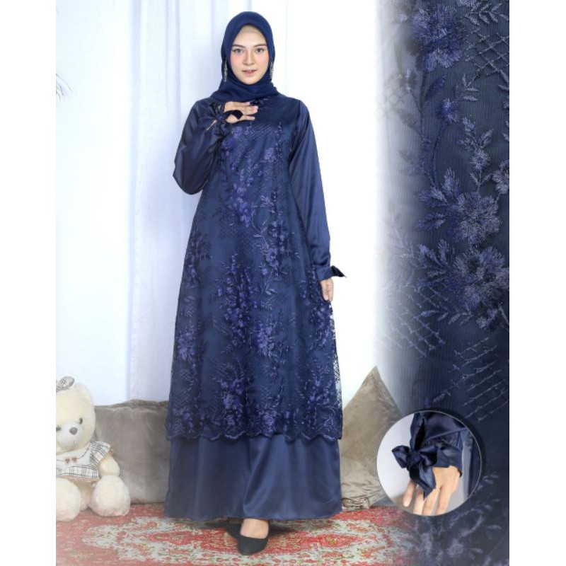 Kebaya Gamis Modern / Kebaya Modern / Gamis Pesta / Kebaya Wisuda / Kebaya Pesta / Kebaya Brukat