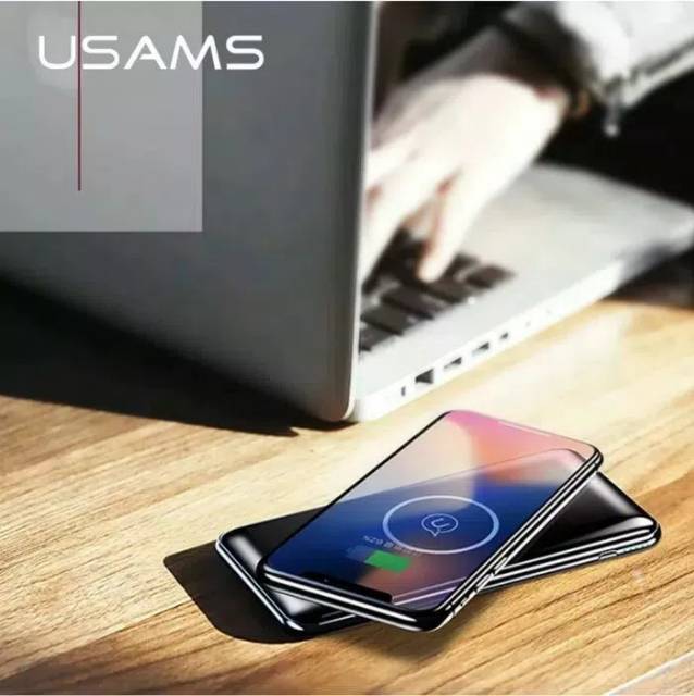 USAMS PB2 Powerbank Wireless Charger 10000mah Original