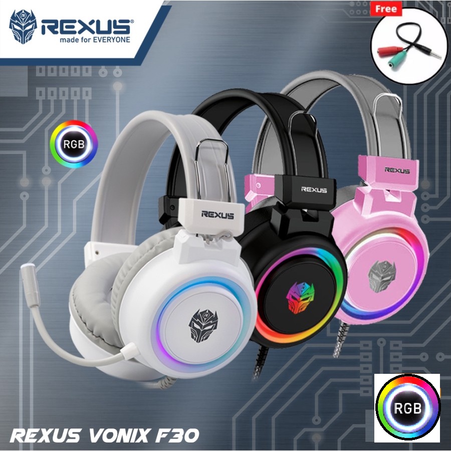 Rexus Headset Gaming Vonix F30