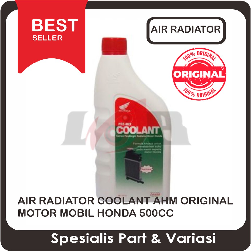 Air Radiator Coolant AHM Original Motor Mobil Honda 500cc Universal