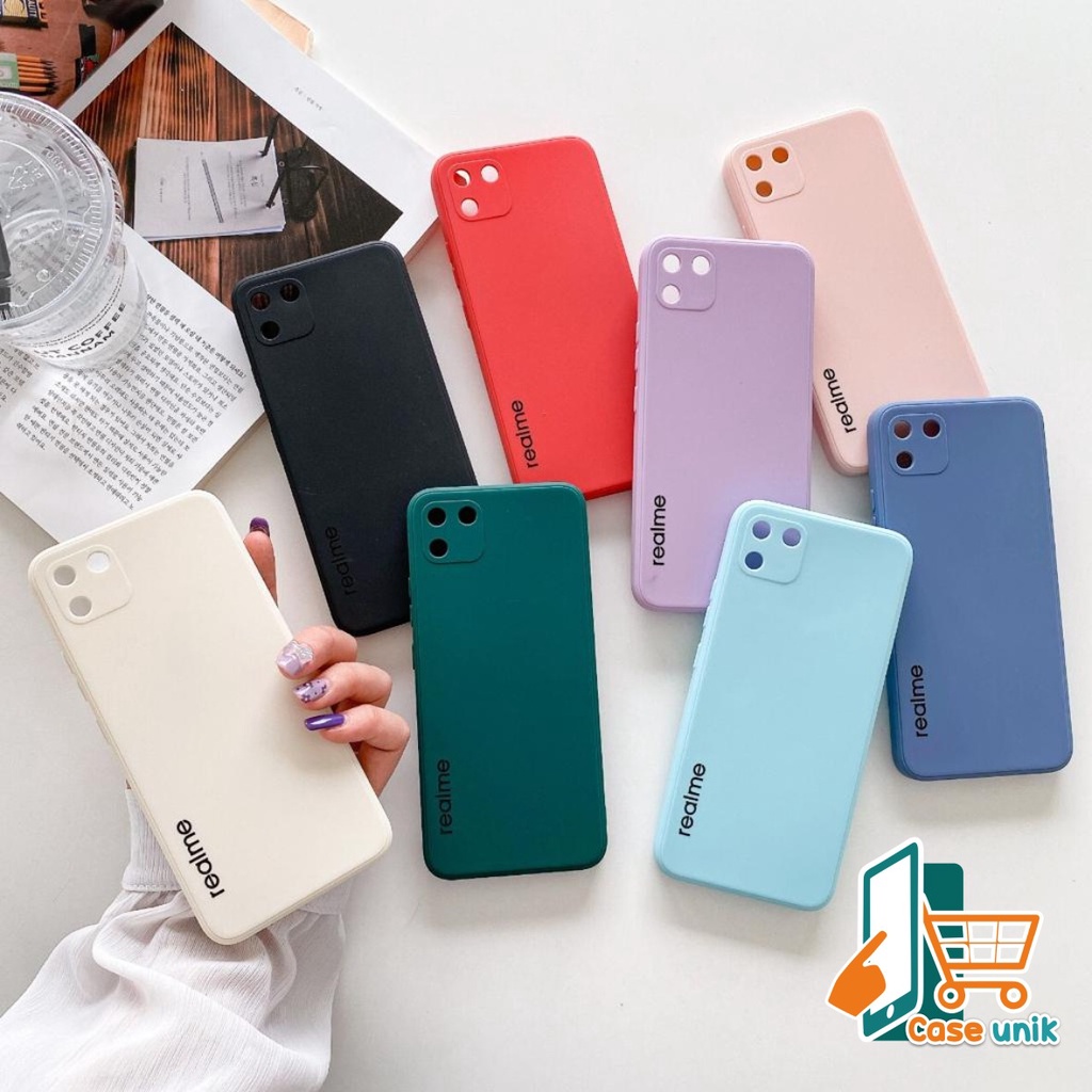 SOFTCASE ORIGINAL SILIKON PELINDUNG KAMERA REALME C1 C2 5I 5S 5 PRO NARZO 6 50A CS3132