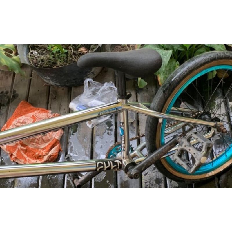 frame bmx WTP arcade original + seat combo wtp, bonus bar ferit bike