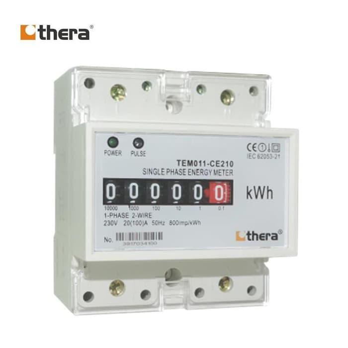 Alar Ukur | Thera Tem011-C Series, Din-Rail 1-Phase Kwh/Energy Meter