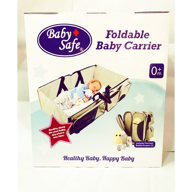 Baby Safe Foldable Baby Carrier / kasur Bayi Portable Baby Safe