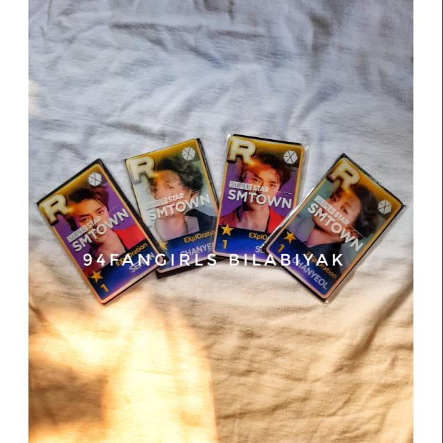 SuperStar SMTOWN EXO Lenticular Photocard OFFICIAL Very Rare