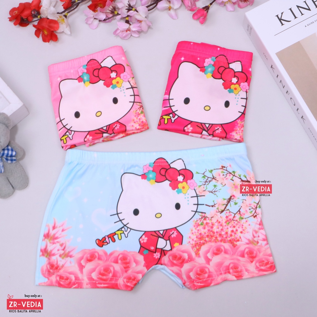 Celana Dalam Boxer 1-7 Tahun / Mini Pants Anak Short Body untuk Dalaman Perempuan CD Karakter kiosbalitaaprilia