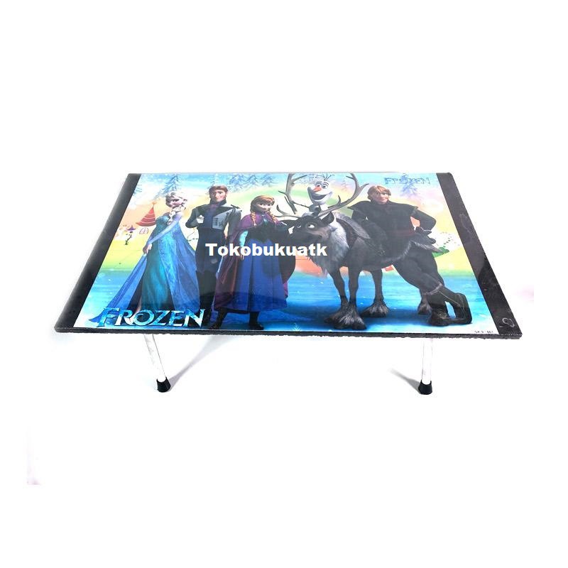 Meja Belajar Kayu Lipat Frozen