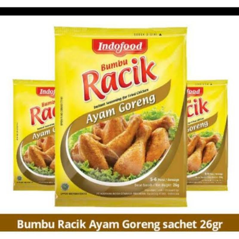 

Bumbu Racik Ayam goreng