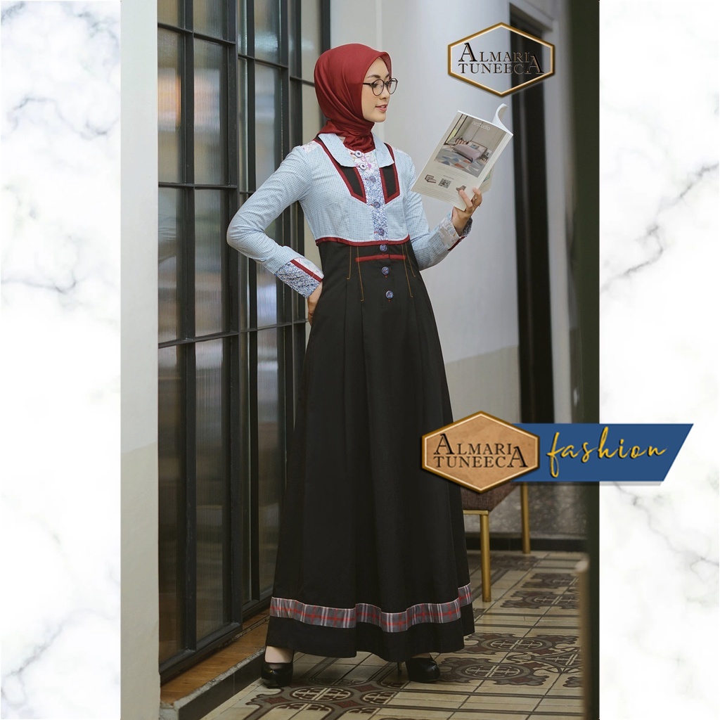 Gamis Pesta Mewah Gamis Wanita Original ALMARI TUNEECA A Classy Bookworm AT-0921 005