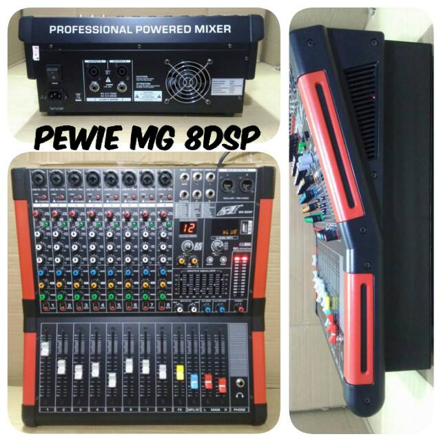 POWER MIXER PEWIE MG 8DSP POWER MIXER ORIGINAL
