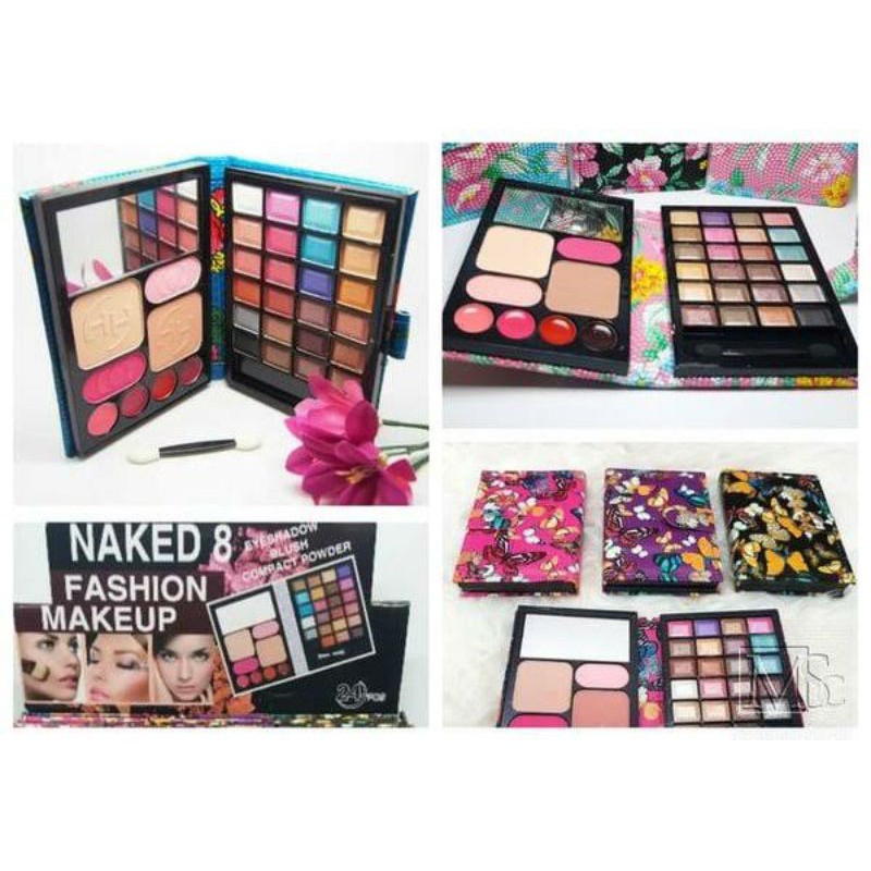 Eyeshadow Makeup Dompet 5 in 1 Ukuran sedang