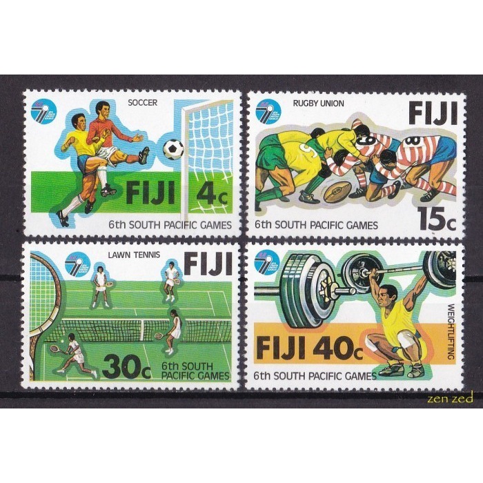 

0464 Perangko Fiji 1979 Sports - South Pacific Games 4v Mnh
