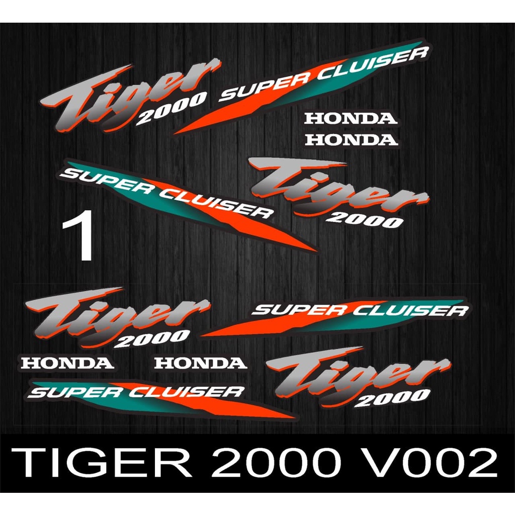 STIKER STRIPING DECAL TIGER 2000 V002