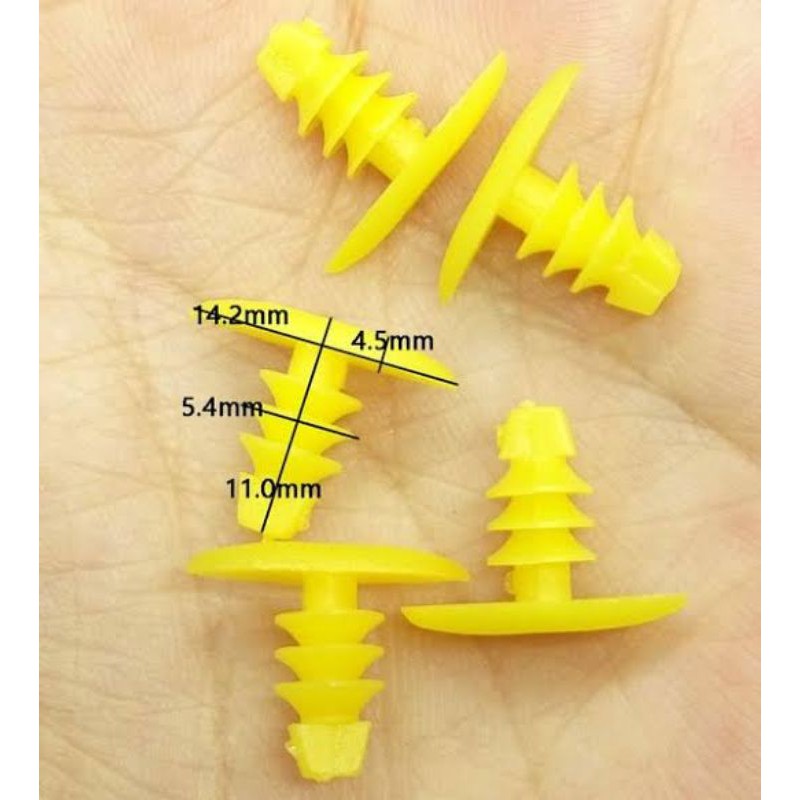 Klip Karet Pintu / Klip T Karet Pintu Universal Merk Lokal